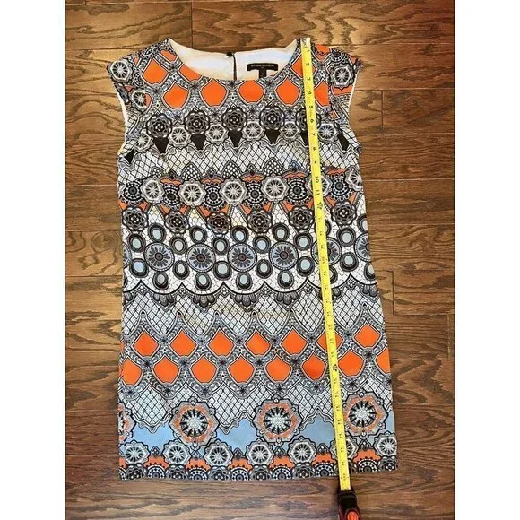 Banana Republic Women's 6 Colorful Short Sleeve Mini Shift Dress Casual Business - Picture 7 of 9